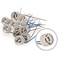 10 piezas de lámparas de halógeno GU10 sustituye VDE 190-230V de cerámica de alto voltaje